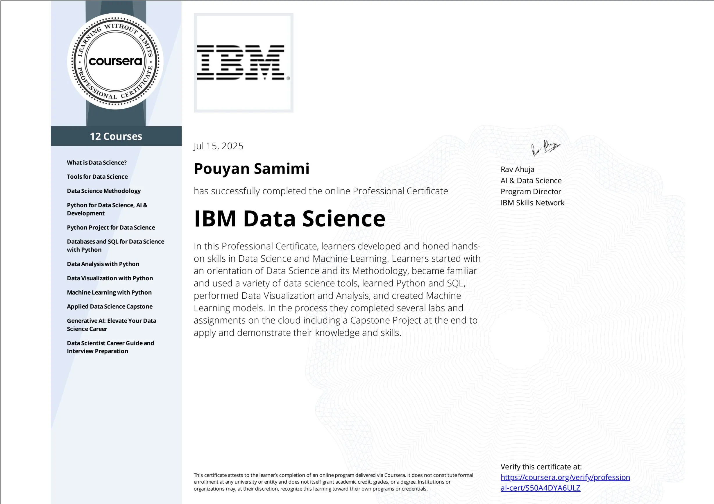 IBM Data Science